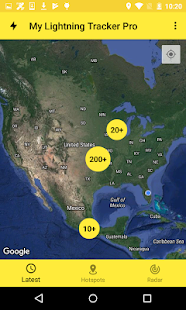 My Lightning Tracker Pro - Live Thunderstorm Map- screenshot thumbnail    My Lightning Tracker Pro - Live Thunderstorm Map- screenshot thumbnail