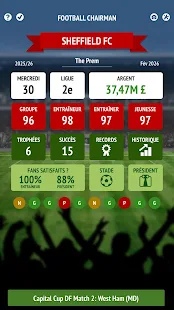 Football Chairman Pro– Vignette de la capture d'écran    Football Chairman Pro– Vignette de la capture d'écran