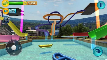 Water Slide Downhill Rush 1.22 Mod Unlimited Money Water Slide Downhill Rush  v1.22