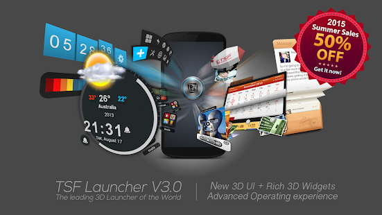 TSF Launcher 3D Shell  v3.8.3