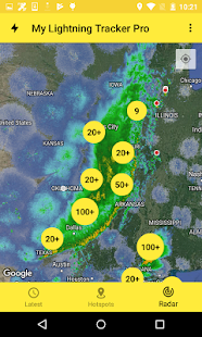 My Lightning Tracker Pro - Live Thunderstorm Map- screenshot thumbnail    My Lightning Tracker Pro - Live Thunderstorm Map- screenshot thumbnail