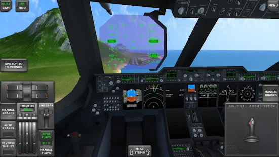  Turboprop Flight Simulator 3DÂ â€“ Vignette de la capture d'Ã©cran 