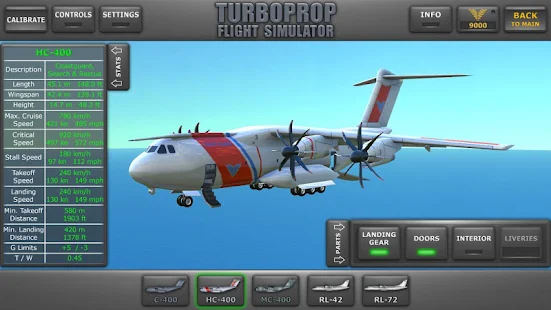  Turboprop Flight Simulator 3DÂ â€“ Vignette de la capture d'Ã©cran 