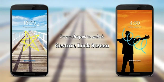 Gesture Lock Screen PRO- screenshot thumbnail      Gesture Lock Screen PRO- screenshot thumbnail
