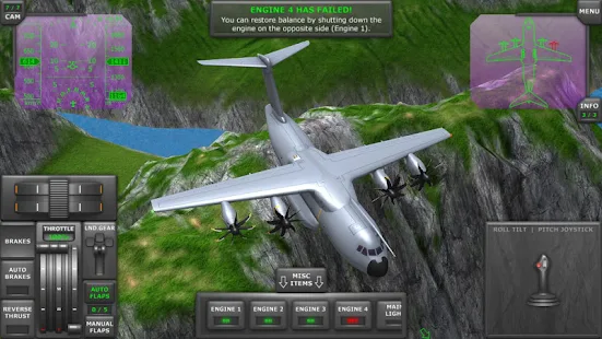  Turboprop Flight Simulator 3DÂ â€“ Vignette de la capture d'Ã©cran 