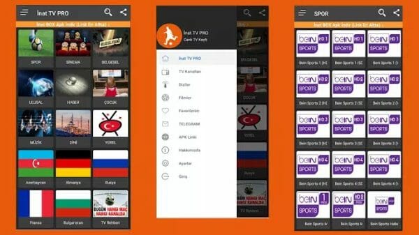Screenshot 1 for Inat TV Box APK